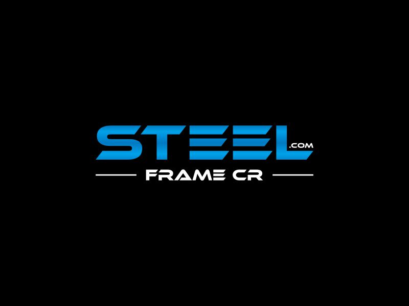 Steel Frame CR  .com logo design by sodimejo