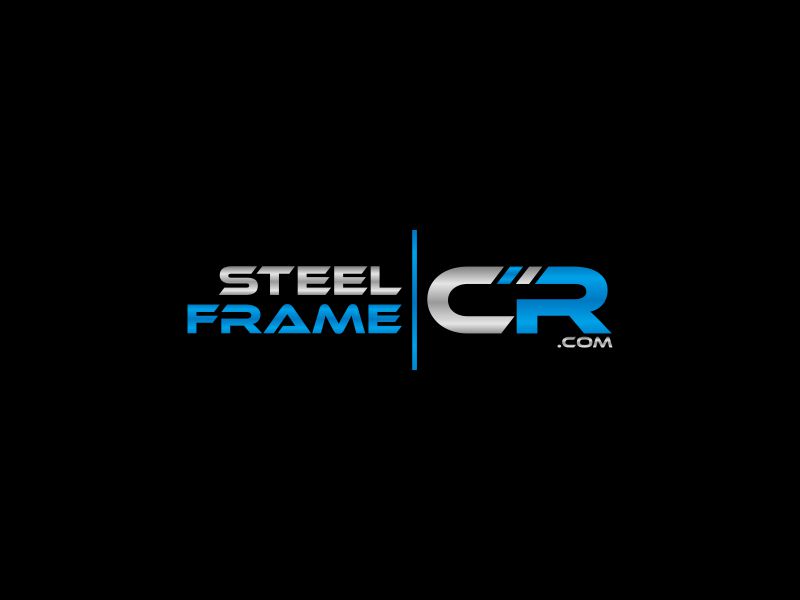 Steel Frame CR  .com logo design by sodimejo