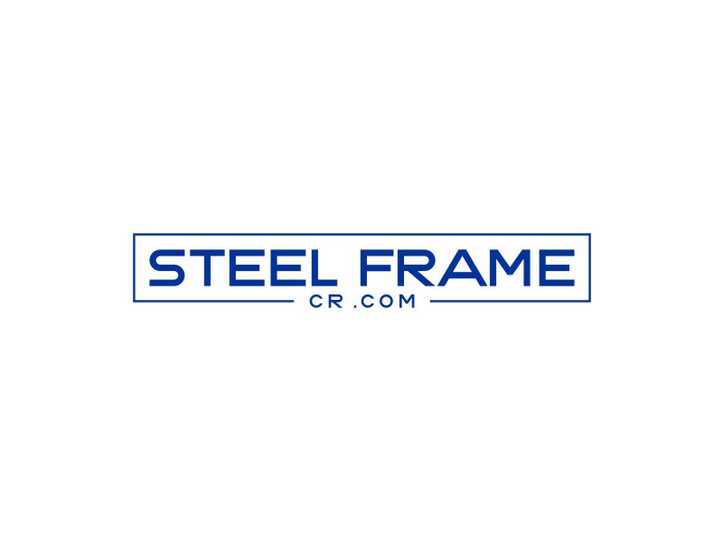 Steel Frame CR  .com logo design by Artomoro