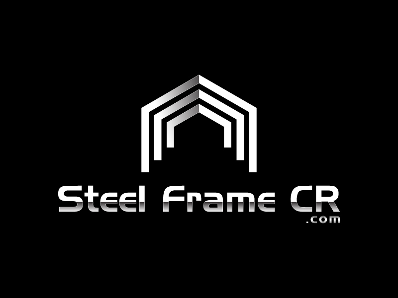 Steel Frame CR  .com logo design by BrainStorming