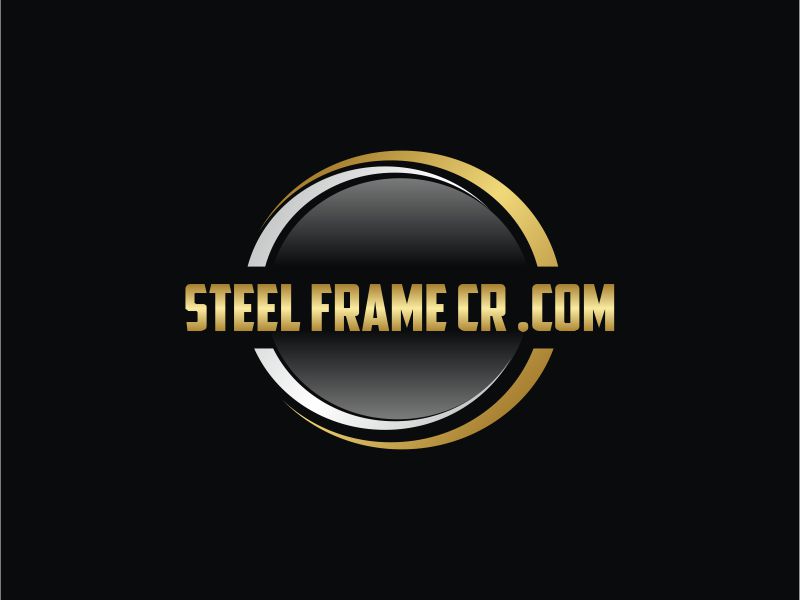 Steel Frame CR  .com logo design by Greenlight
