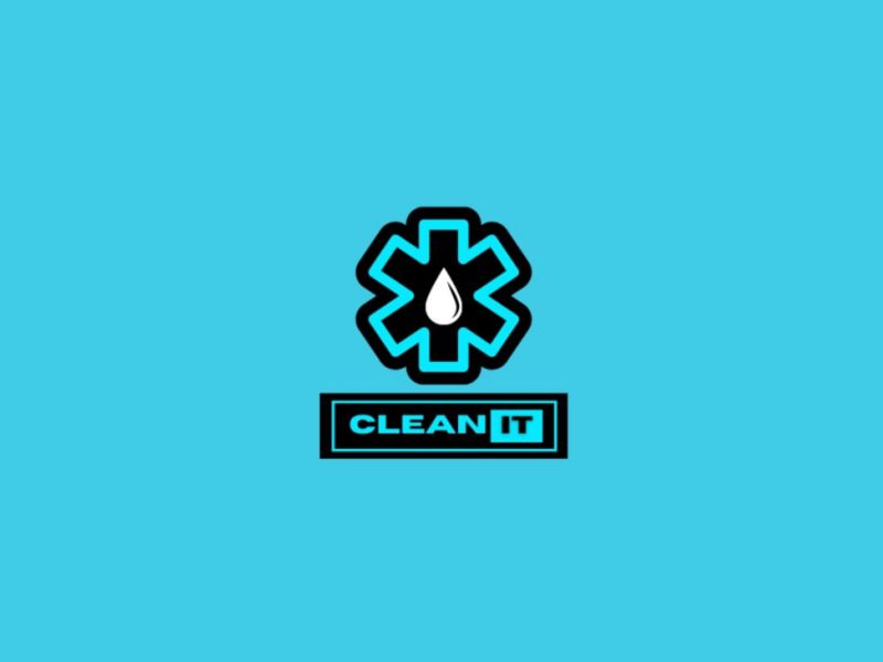 CLEAN-IT logo design by kanal