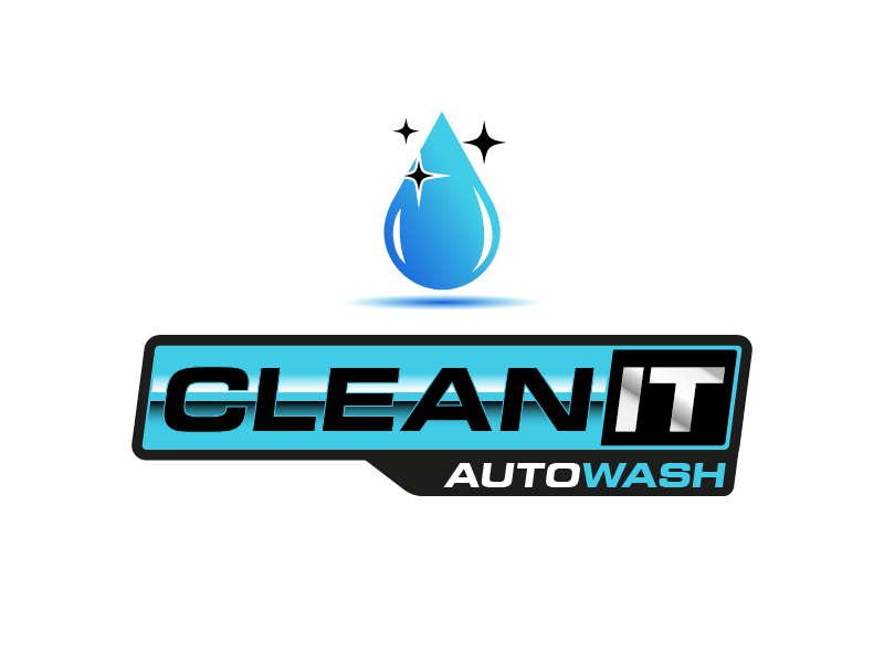 CLEAN-IT logo design by Herquis