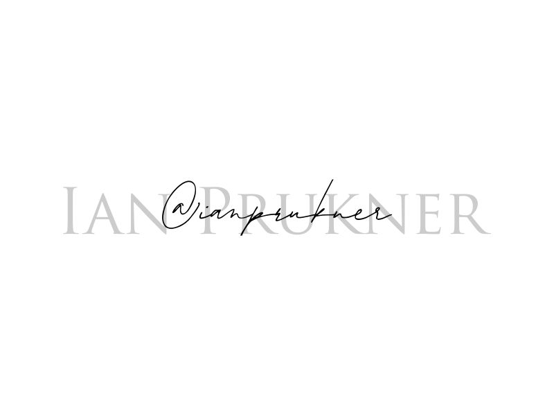 Ian Prukner logo design by giphone