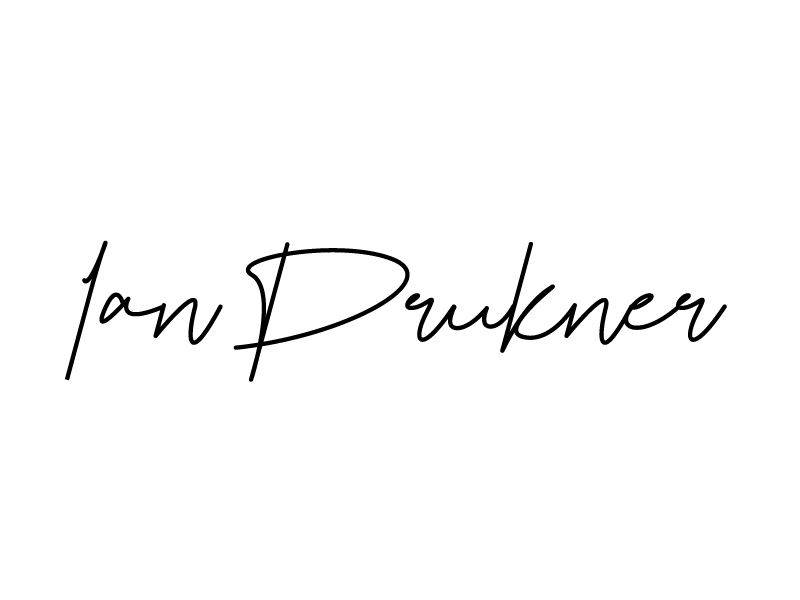 Ian Prukner logo design by Vins
