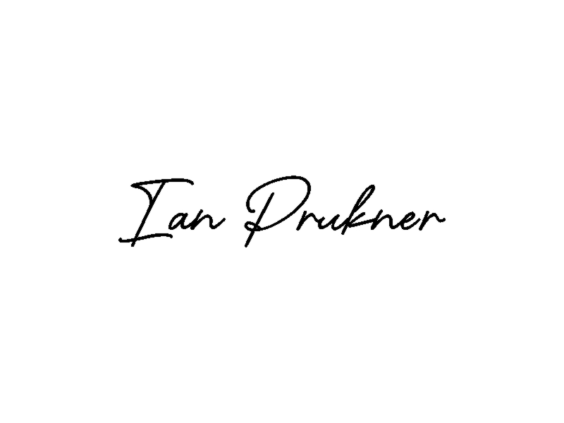 Ian Prukner logo design by mbamboex