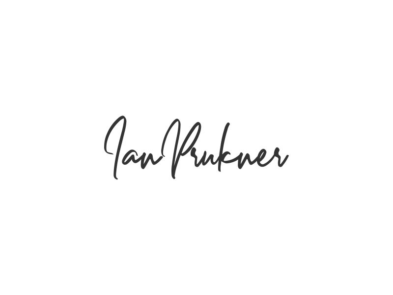 Ian Prukner logo design by ian69