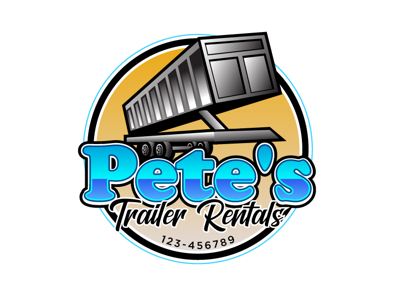 Pete's Trailer Rentals logo design by sakarep