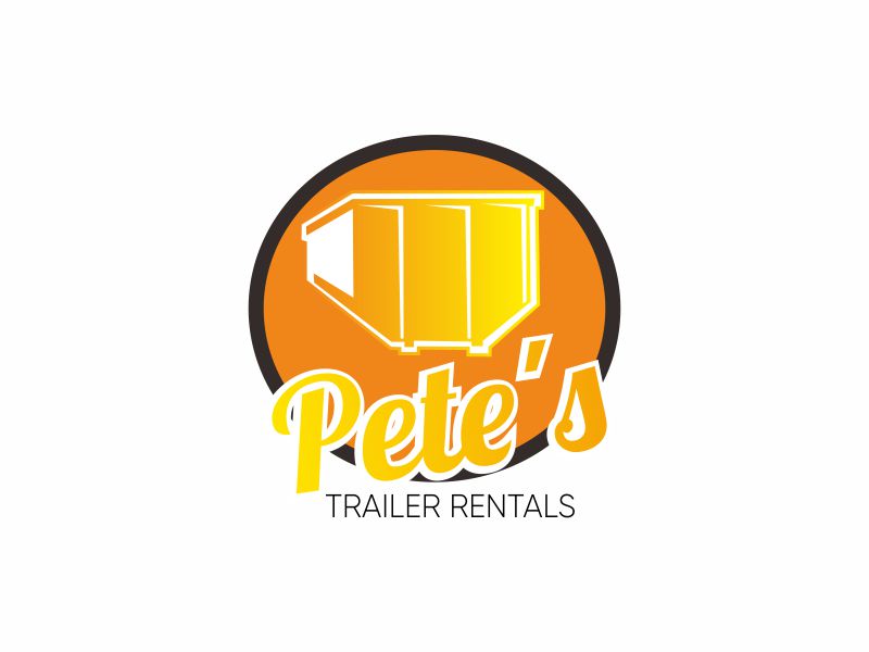 Pete's Trailer Rentals logo design by Greenlight