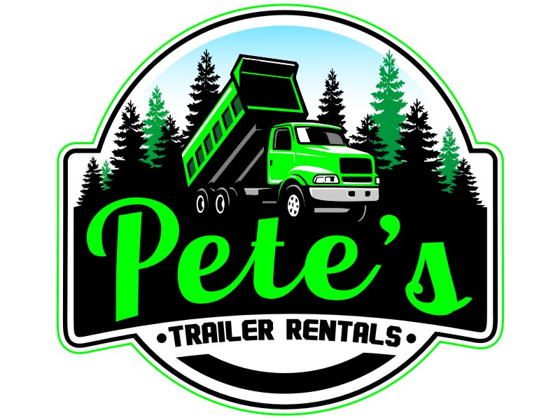 Pete's Trailer Rentals logo design by coco