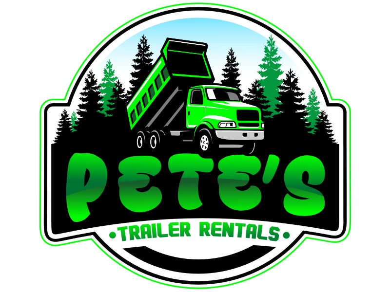 Pete's Trailer Rentals logo design by coco