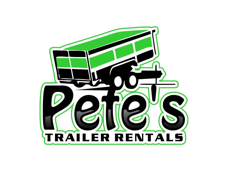 Pete's Trailer Rentals logo design by Gwerth