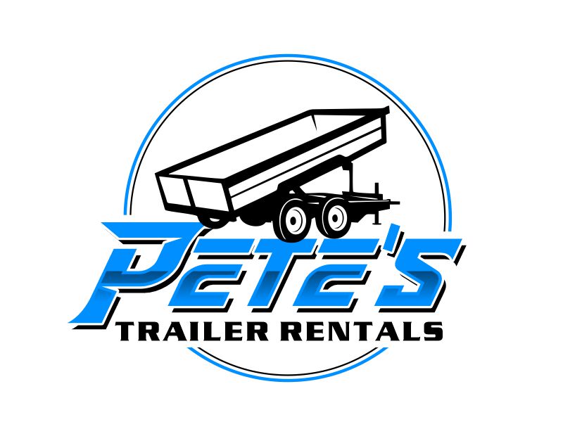 Pete's Trailer Rentals logo design by Gwerth