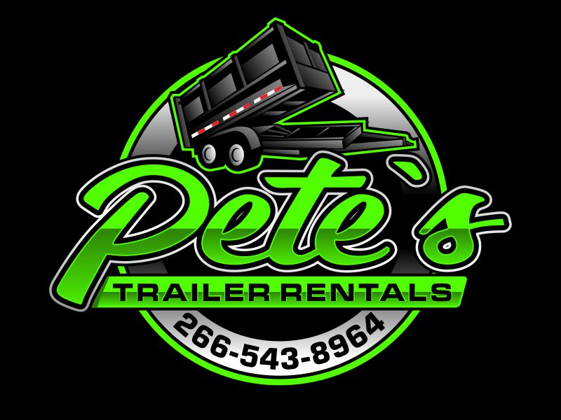 Pete's Trailer Rentals logo design by agus