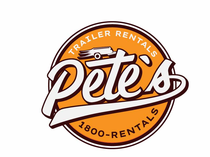 Pete's Trailer Rentals logo design by Andre