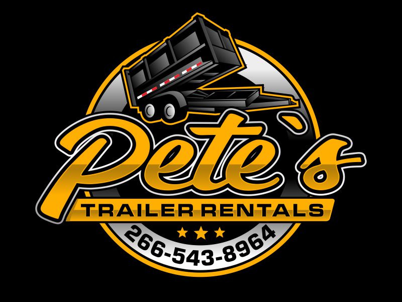 Pete's Trailer Rentals logo design by agus