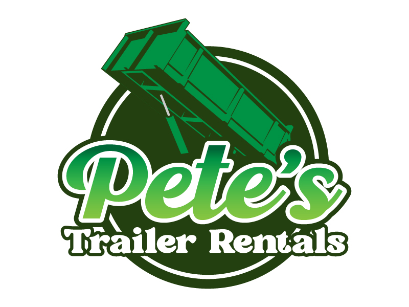 Pete's Trailer Rentals logo design by IanGAB