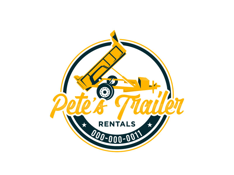 Pete's Trailer Rentals logo design by MonkDesign