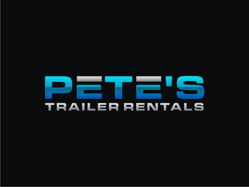 Pete's Trailer Rentals logo design by Artomoro