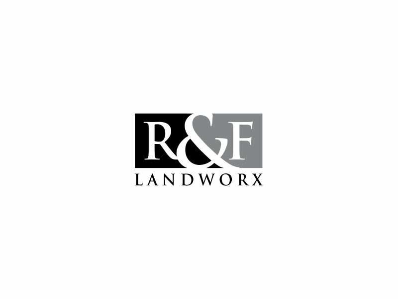R&F Landworx logo design by hopee