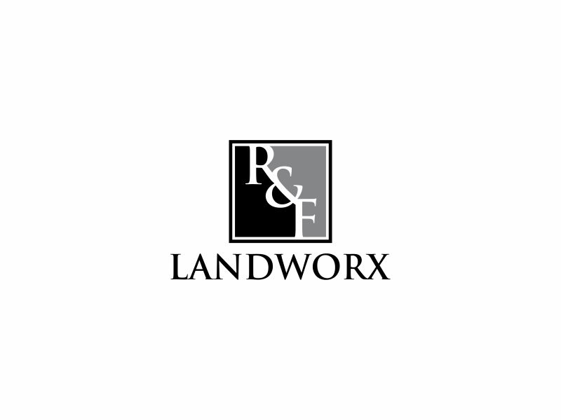 R&F Landworx logo design by hopee