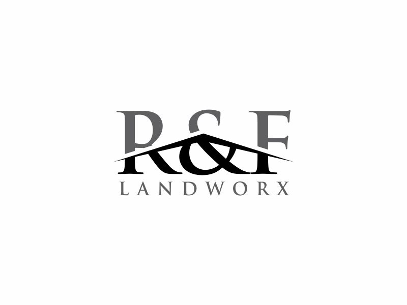 R&F Landworx logo design by hopee