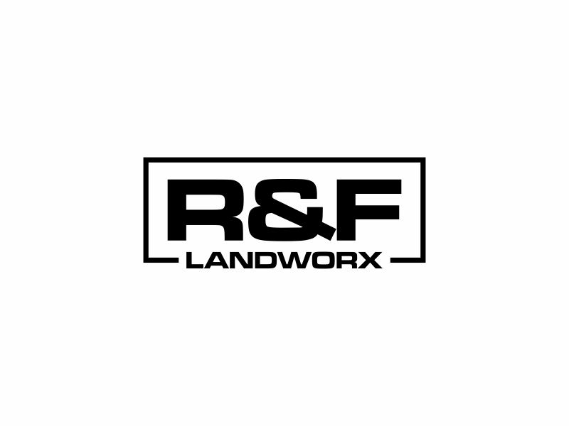 R&F Landworx logo design by hopee