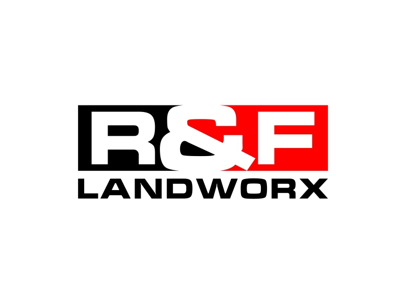 R&F Landworx logo design by rizuki
