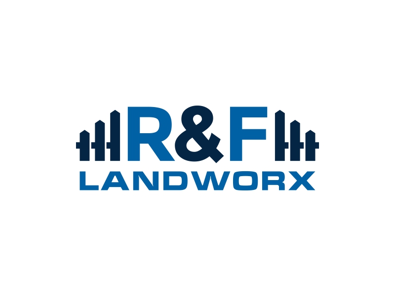 R&F Landworx logo design by rizuki