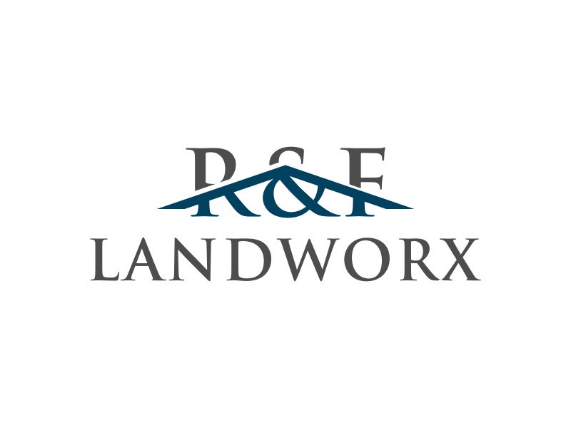 R&F Landworx logo design by qonaah