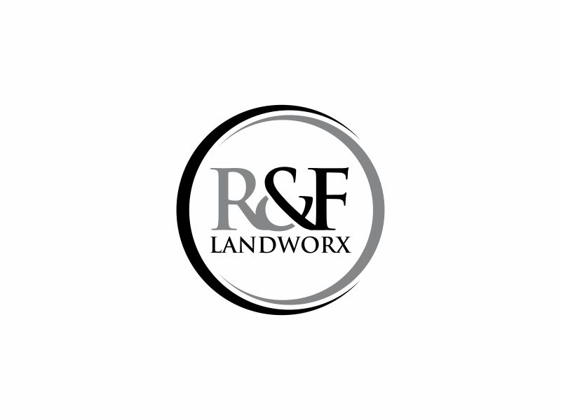 R&F Landworx logo design by hopee