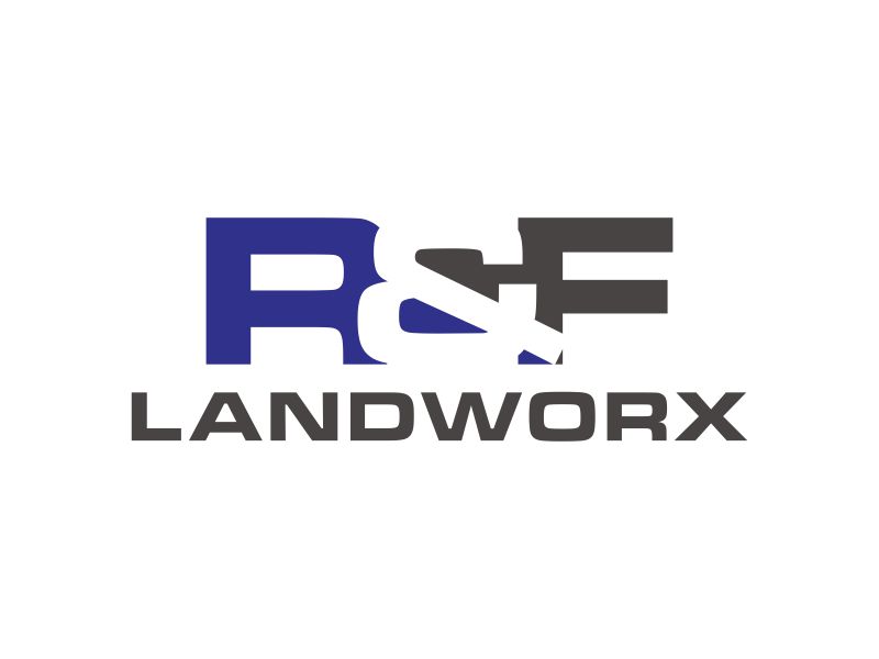 R&F Landworx logo design by qonaah
