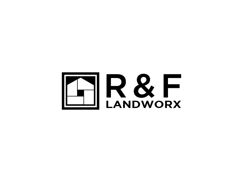 R&F Landworx logo design by hunter$