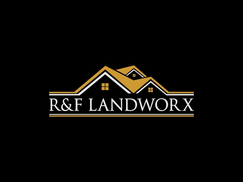 R&F Landworx logo design by hunter$