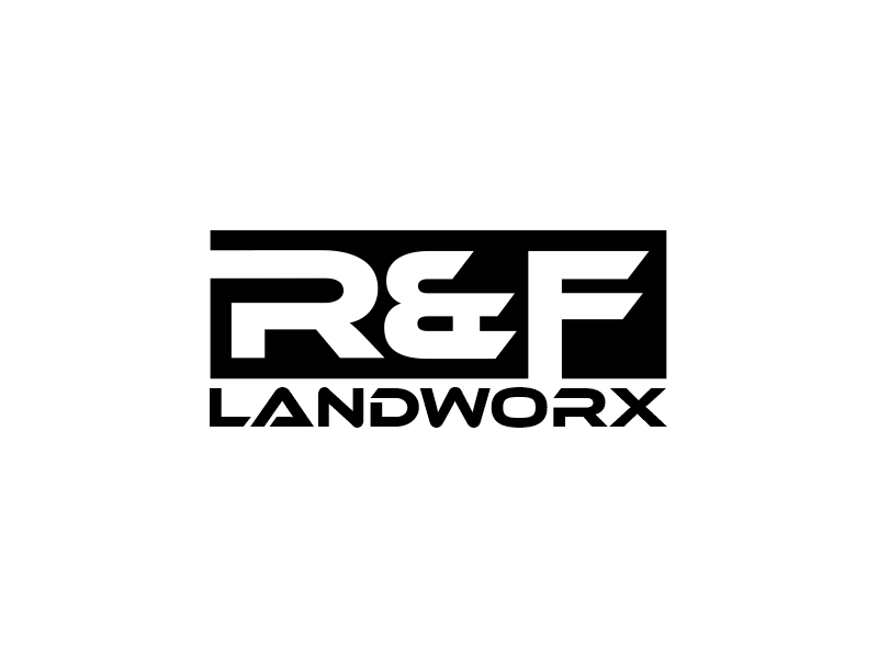 R&F Landworx logo design by hunter$