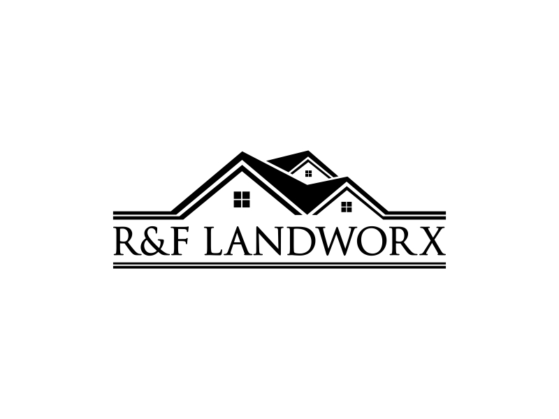R&F Landworx logo design by hunter$