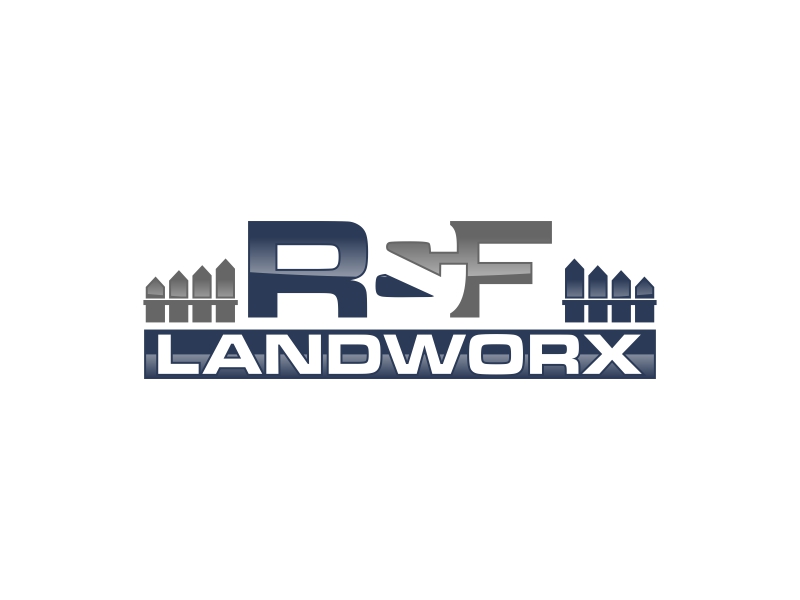 R&F Landworx logo design by qqdesigns