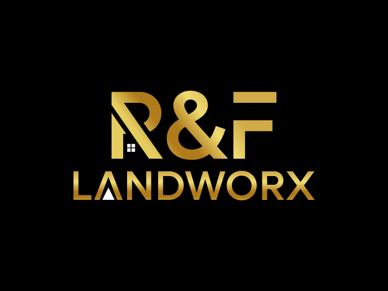 R&F Landworx logo design by okta rara