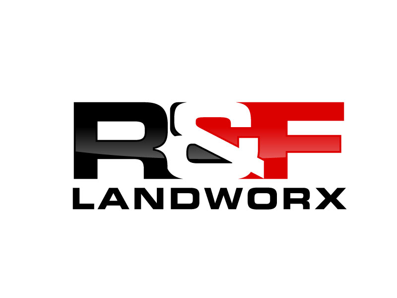 R&F Landworx logo design by jaize