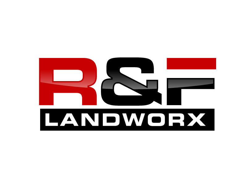 R&F Landworx logo design by jaize