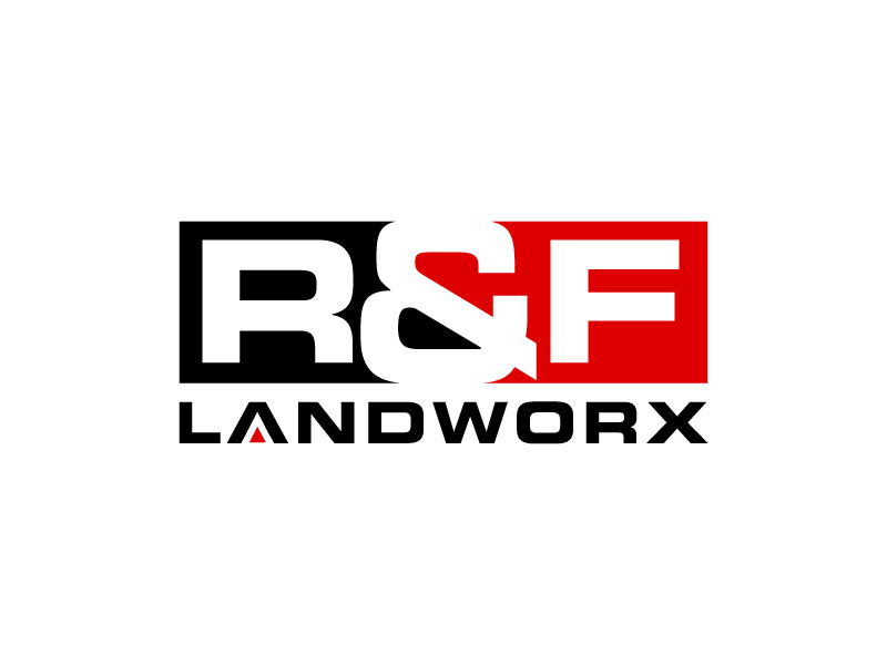 R&F Landworx logo design by jaize
