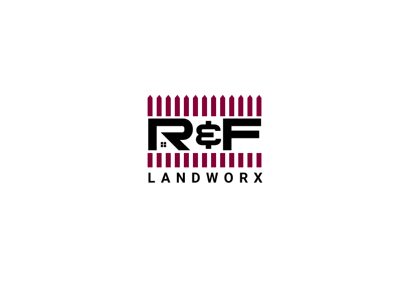 R&F Landworx logo design by Koushik
