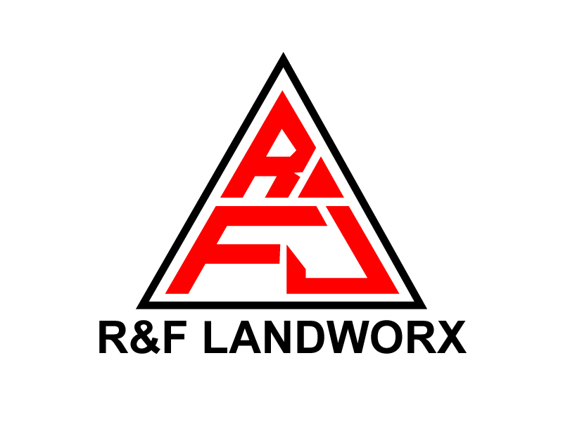 R&F Landworx logo design by Koushik