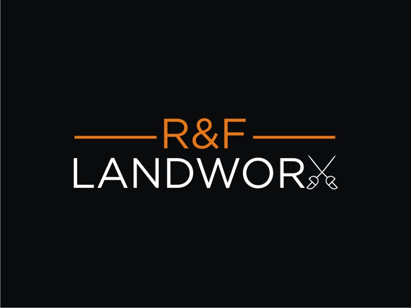 R&F Landworx logo design by Diancox