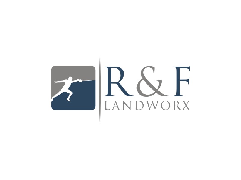 R&F Landworx logo design by Diancox