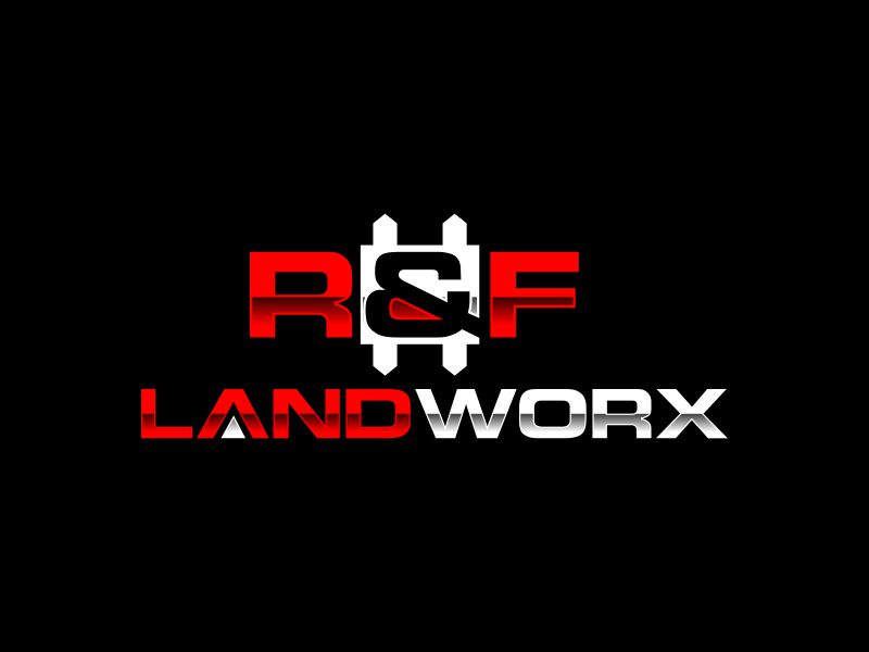R&F Landworx logo design by zonpipo1