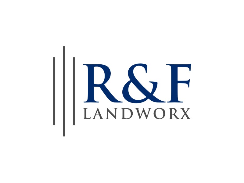 R&F Landworx logo design by johana