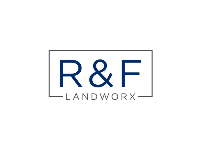 R&F Landworx logo design by johana