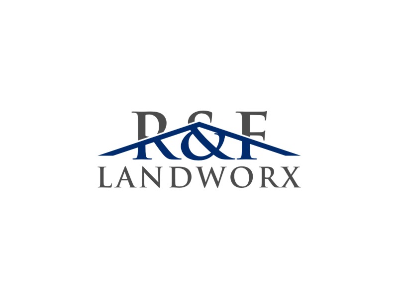R&F Landworx logo design by johana