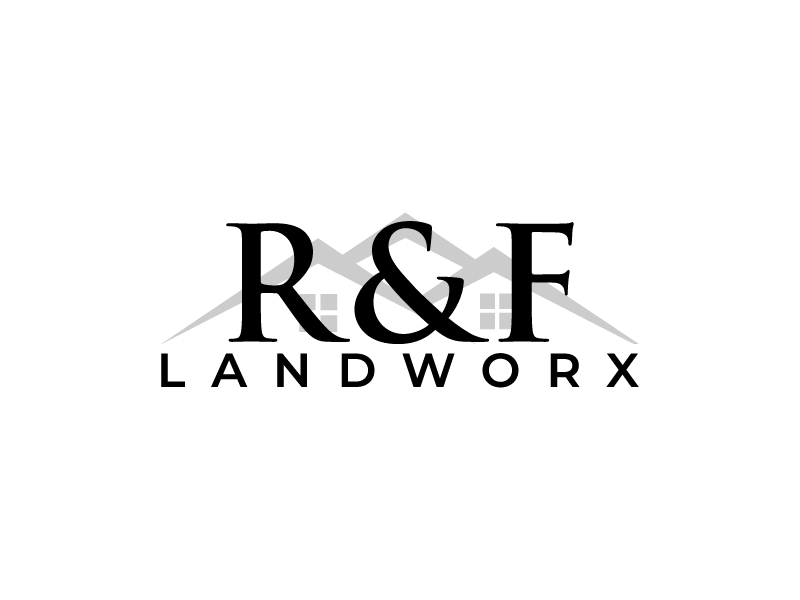 R&F Landworx logo design by okta rara